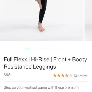 NWT- Sweetflexx Resistance Band Leggings